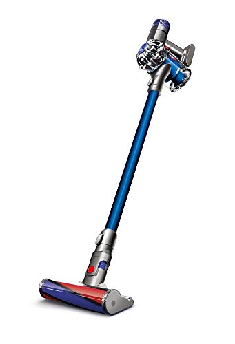 Dyson V6 Fluffy beutel- & kabelloser Staubsauger inkl. Elektrobürste mit Softwalze, Kombidüse & Fugendüse | Handstaubsauger mit Lithium-Ionen Akku, Wandhalterung & Ladestation