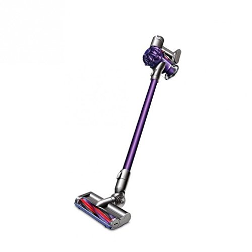 Dyson V6 Up Top kabelloser Staubsauger (für alle Bodenarten, Elektrobürste mit Carbonfasern 25 cm, inkl. Zubehör) lila/lila