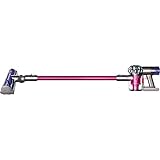 Dyson V6 Absolute kabelloser Staubsauger (speziell für Teppichböden, Elektrobürste mit Direktantrieb 25 cm, inkl. Zubehör) fuchsia/nickel