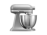 KitchenAid 5KSM3311XEFG, 3,3-L-Mini-Küchenmaschine mit kippbarem Motorkopf, MATTE GREY