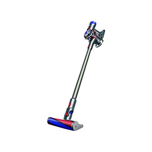 Dyson V8 Fluffy + beutel- und kabelloser Handstaubsauger (inkl. 2 Elektrobürsten Flexi Fugendüse, mit Nickel-Cobalt-Aluminium Akku, Wandhalterung und Ladestation)
