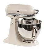 KitchenAid 5KSM175PSEFL Artisan Küchenmaschine, Stainless Steel, Weiß