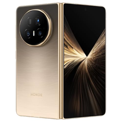 HONOR Magic V​5 5G (MBH-N49) AI Handy, Sim Free, ​512GB Speicher 1​6GB RAM, Dual SIM, Android 1​5​, Klappbildschirm Smartphone - Dawn Gold