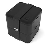 monbento 1200 03 002 Square Lunchbox, Kunststoff, 1.7 liters, Schwarz