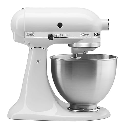 KitchenAid Küchenmaschine K45SSEWH Classic, Weiß