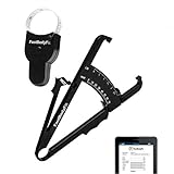 FastBodyFit Körperfettmessgerät und Körper-Massband mit Software. NEUE stabile & modifizierte Premium-Ausführung zum Körperfett-anteil messen von FastBodyFit. Unkompliziert und mit Video Anleitung. Die Körperfettzange Caliper (Zange + Maßband)