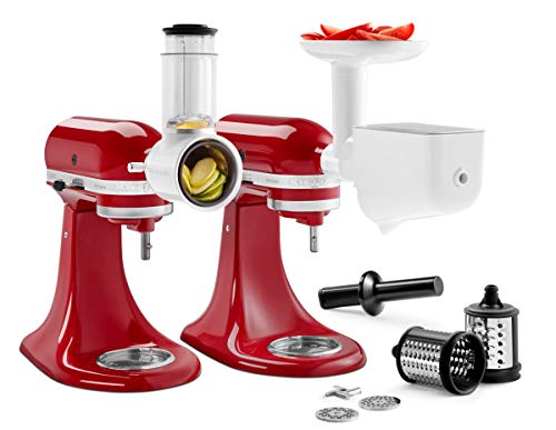 KitchenAid OMNIFOOD KIT (5KSMFGA + 5KSMFVSP + 5KSMVSA) 5KSM2FPPC, Stahl