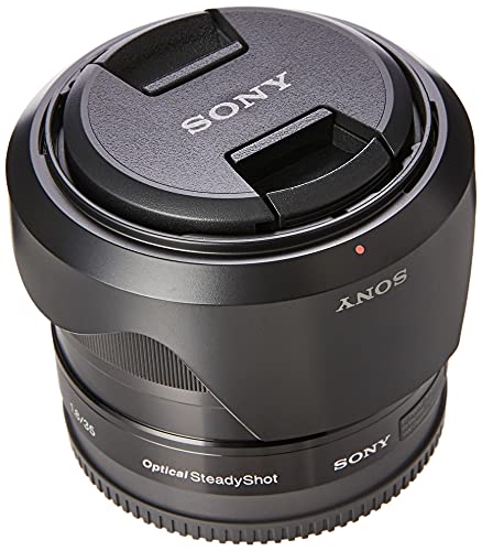 Sony SEL-35F18 Standard-Objektiv (Festbrennweite, 35 mm, F1.8, APS-C, geeignet für A6000, A5100, A5000 und Nex Serien, E-Mount) schwarz