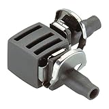 Gardena Micro-Drip-System L-Stück 4,6 mm (3/16 Zoll): Rohrverbinder für Richtungsänderungen des Verteilerrohres (Art.-Nr. 1348, 1350), 10 Stk. (8381-20)