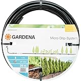 Gardena Erweiterung Tropfrohr für Pflanzreihen oberirdisch 13 mm (1/2 Zoll): Micro-Drip-System-Verlängerung 25 m für Start Sets Pflanzreihen (13131-20)