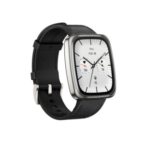 Amazfit Active 2 Square - das schwarze Lederarmband