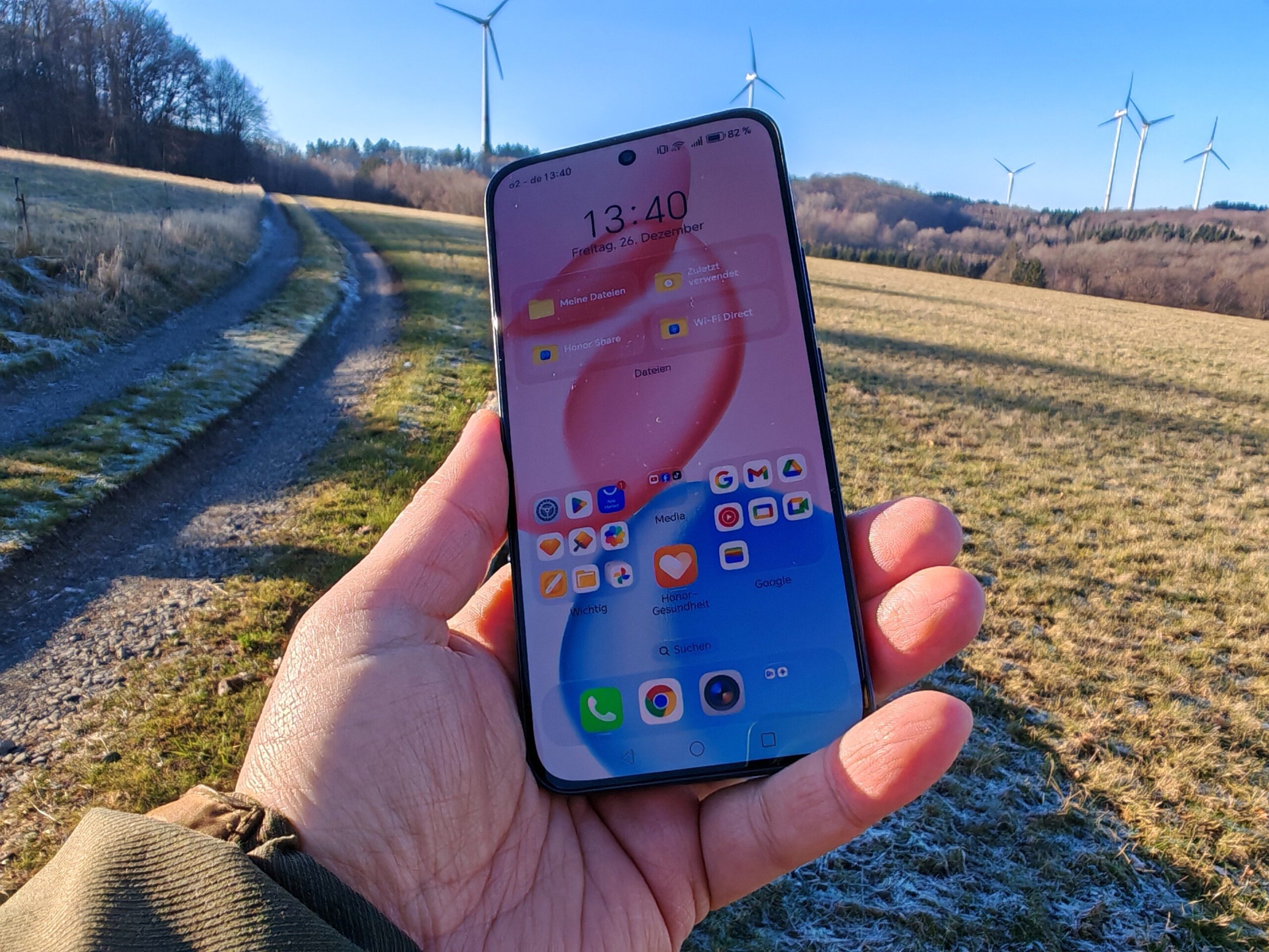 HONOR 400 - Display bei Sonne