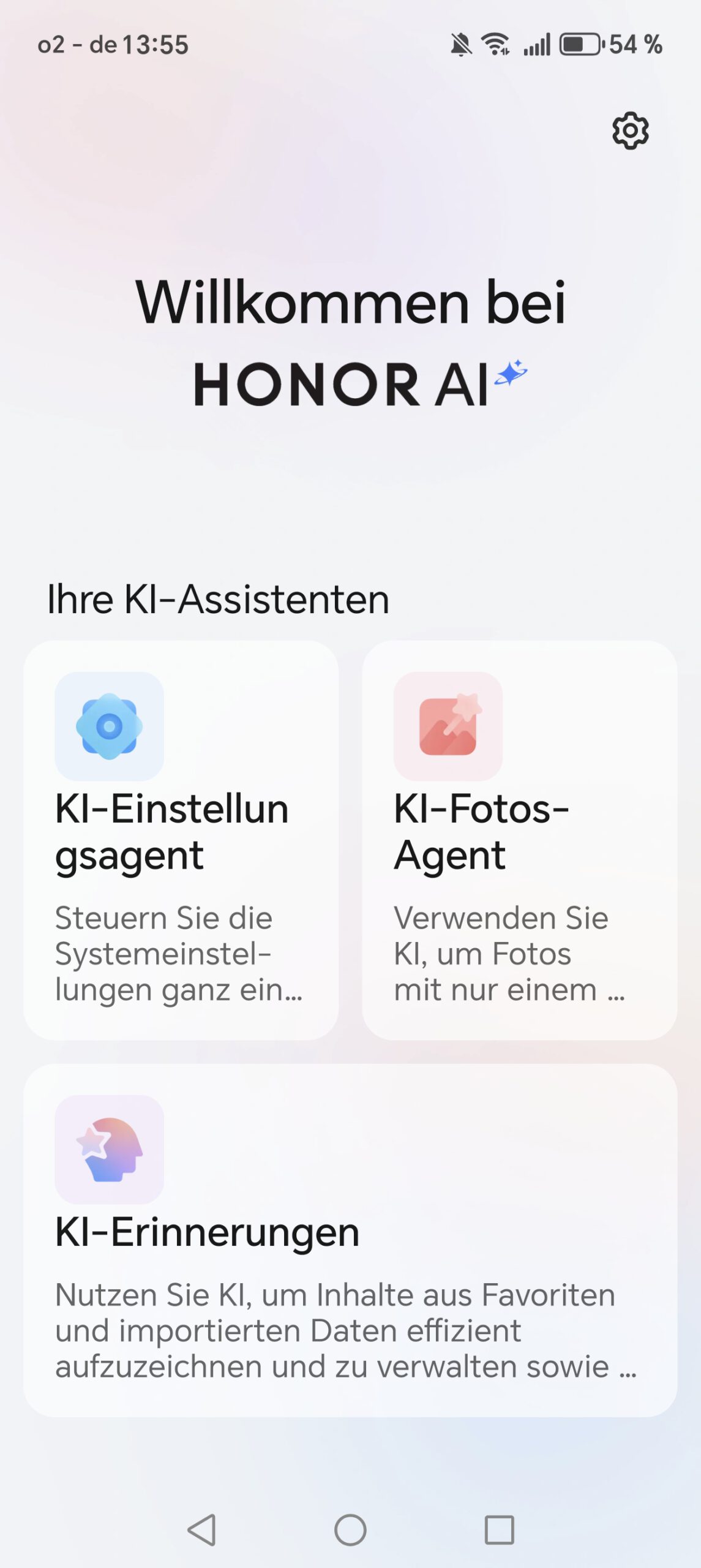 HONOR Magic 8 Pro - App Modi HONOR AI