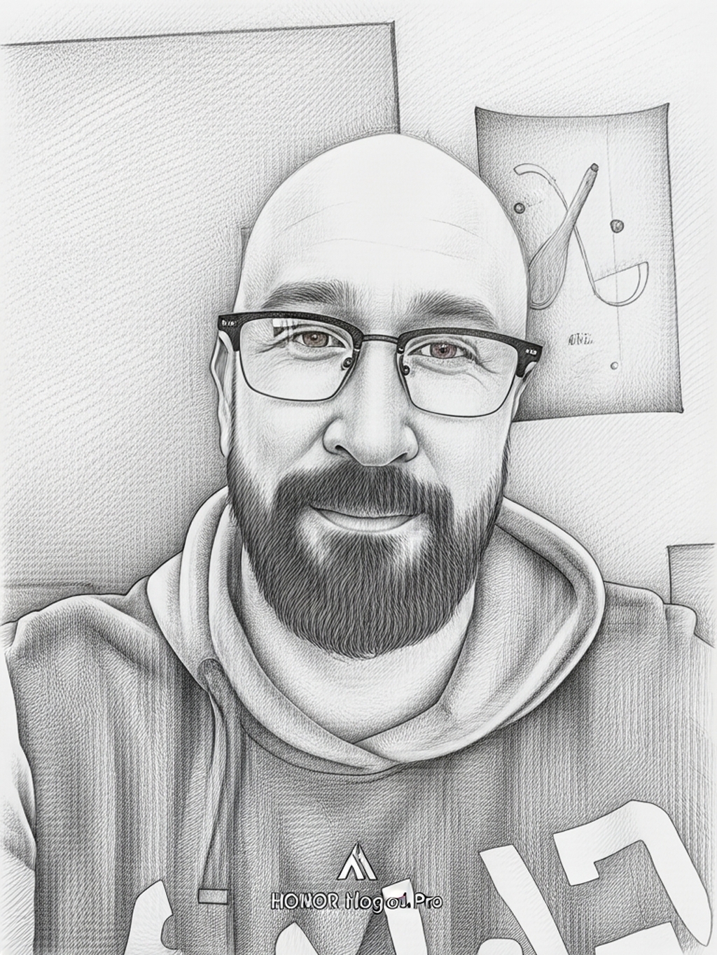 HONOR Magic 8 Pro - Selfie KI gezeichnet