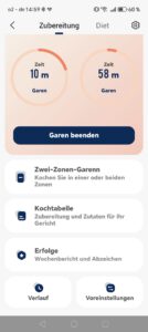 App - COSORI Turbo Tower Pro Smart - 2 Zonen gleichzeitig im Betrieb