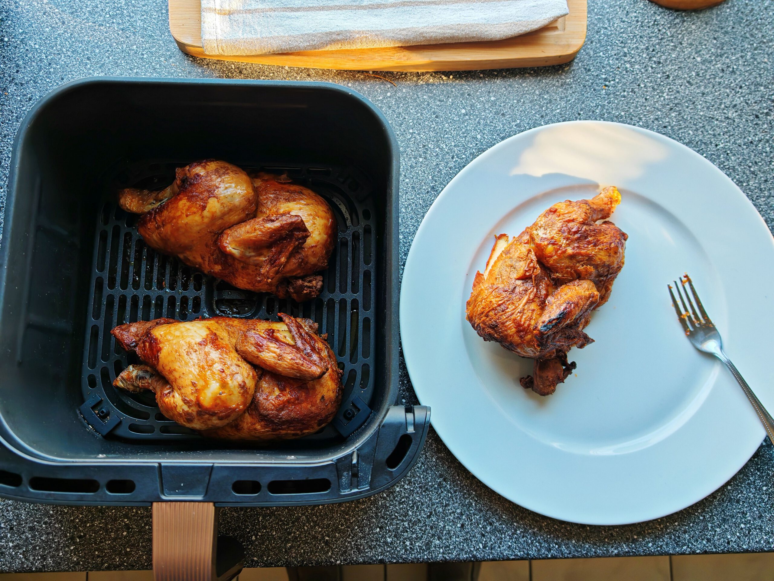 COSORI Turbo Tower Pro Smart - Hähnchen nachher